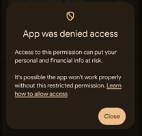 AppWasDeniedAccess